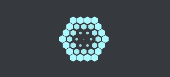 hexagonal loading animation