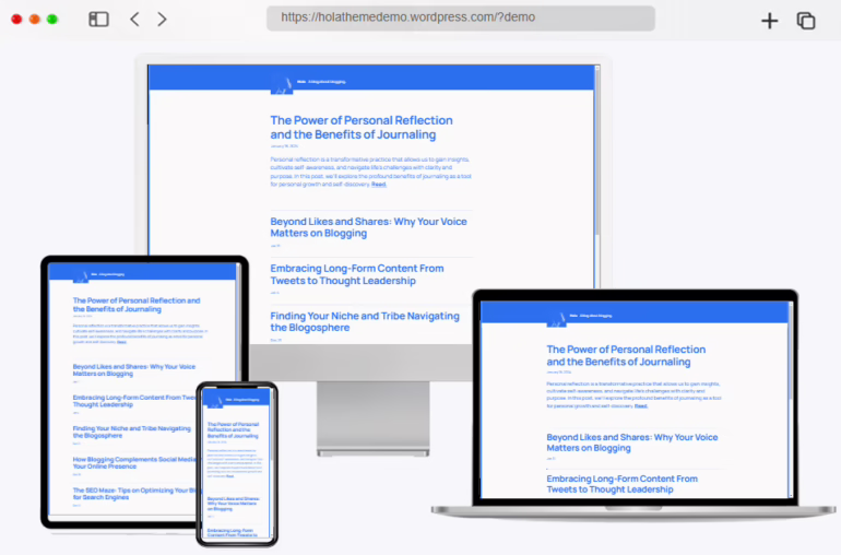 hola Free WordPress themes