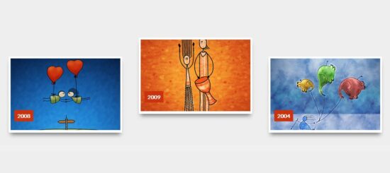 horizontal portfolio layout with css animations and jquery
