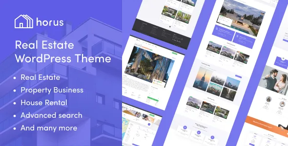 Horus – Real Estate & Property Listing WordPress Theme WordPress theme