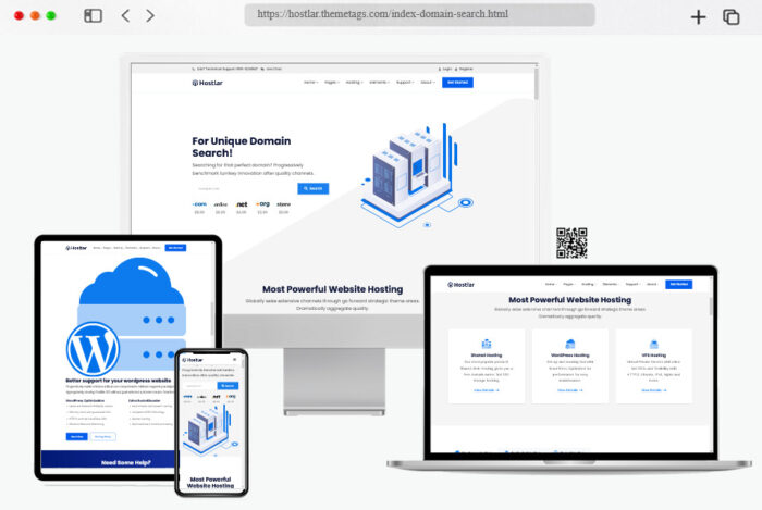 hostlar high converting website template hosting