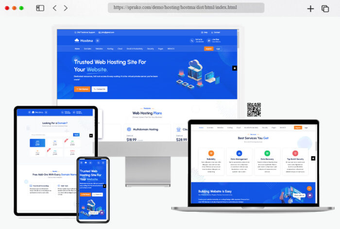 hostma best hosting for website template