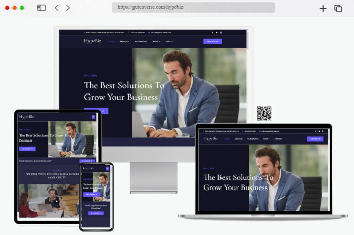 hypebiz responsiv themefor wordpress