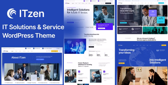 ITzen - IT Solutions & Services WordPress Theme WordPress theme