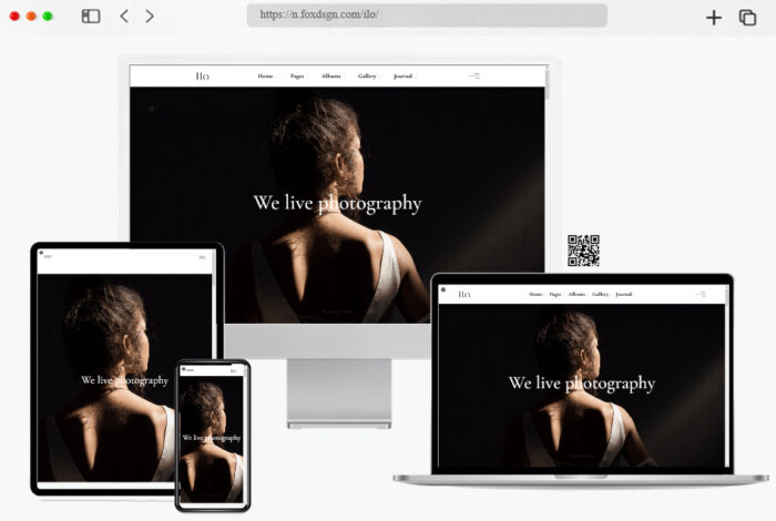ilo responsive photography wordpress theme