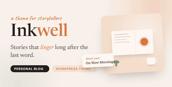 Inkwell - Personal Blog WordPress Theme WordPress theme