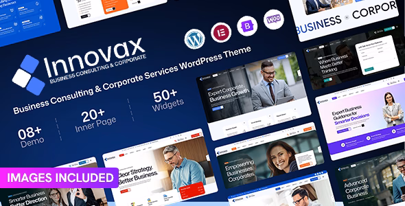 Innovax – Business Consulting & Corporate Services WordPress Theme WordPress theme