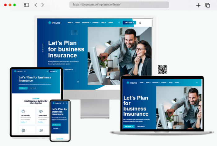 insuco insurance company wordpress theme