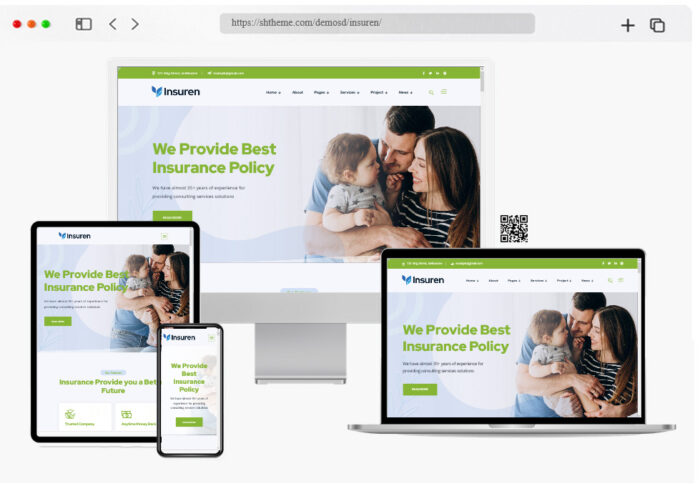 insuren insurance agency wordpress theme