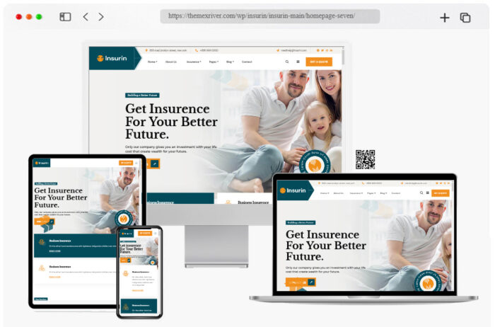 insurin insurance wordpress theme