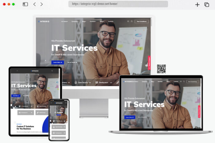 integrio it solutions services company wordpress theme