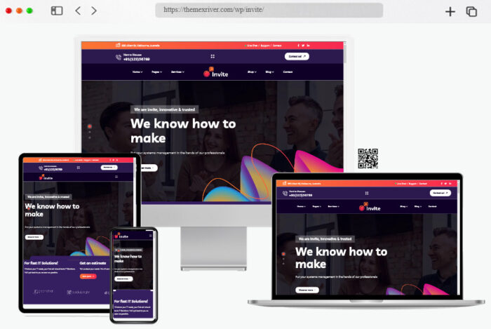 invite it solutions technology wordpress theme