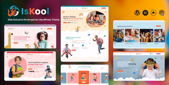 IsKool - kids School & Kindergarden WordPress Theme WordPress theme