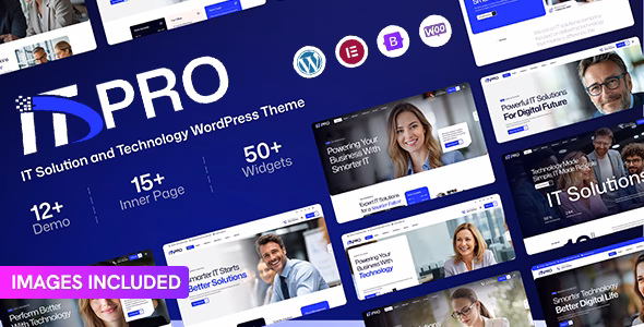 Itpro - IT Solution and Technology WordPress Theme WordPress theme