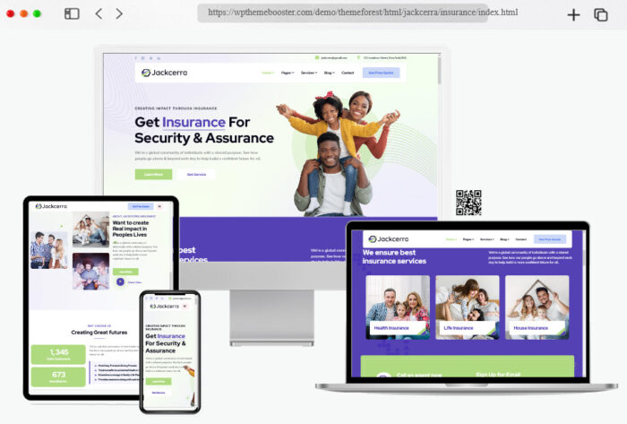 jackcerra business insurance html template