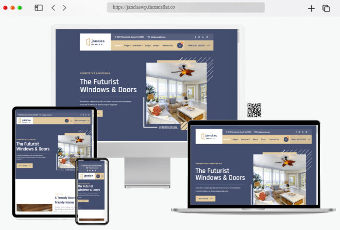 janelas windows doors services wordpress theme