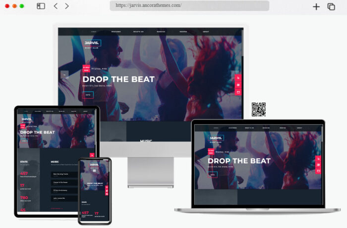 jarvis night club festival wordpress theme