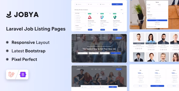 Jobya - Laravel 13 Job Board & Job Listing Template WordPress theme