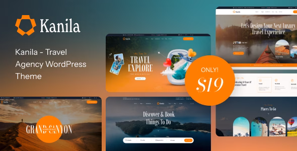 Kanila - Travel Agency WordPress Theme - WordPress Theme Preview