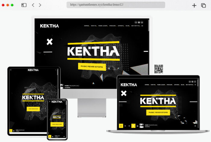 kentha non stop music wordpress theme