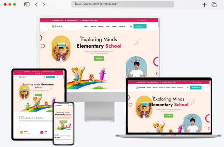 16 Best Kids and Kindergarten Website Templates for 2026