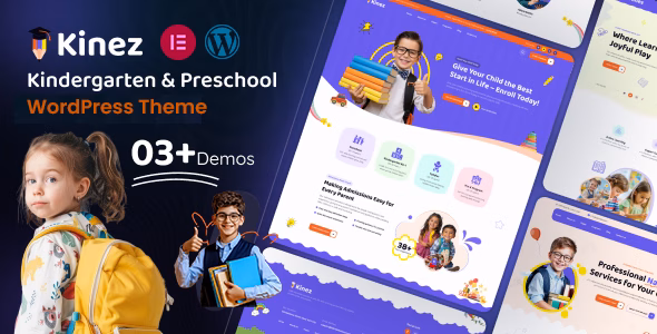 Kinez – Kindergarten & School WordPress Theme WordPress theme