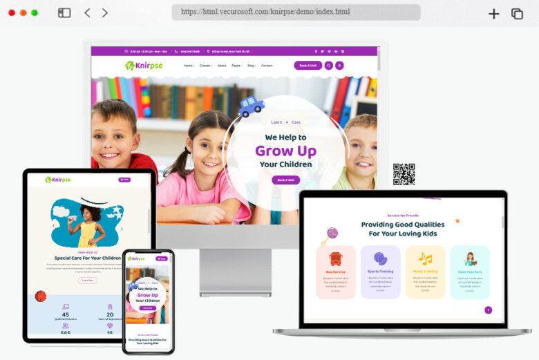 10+ Best Kids and Kindergarten Website Templates for 2025 - freshDesignweb