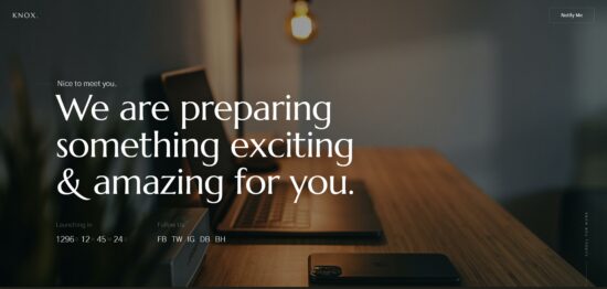 Free HTML templates for product launch