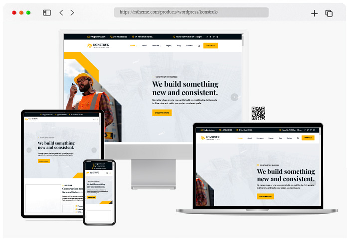 konstruk construction wordpress theme