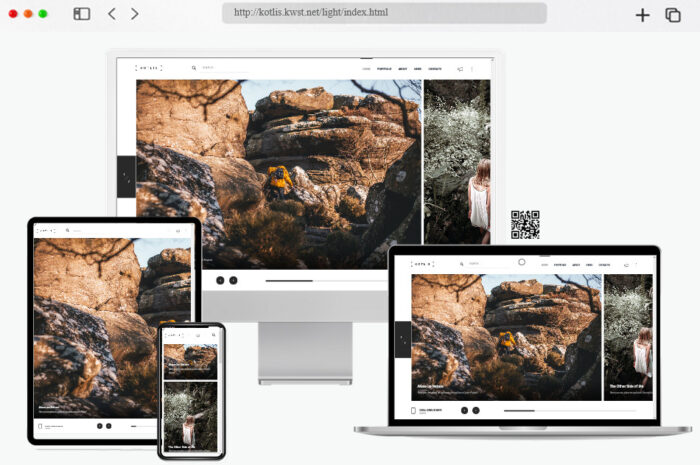 kotlis responsive photography html template