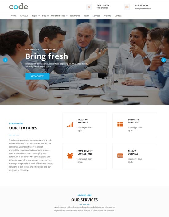 lz one page wordpress