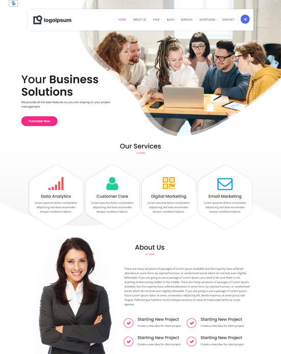 Free WordPress Themes for Cloud Computing Services