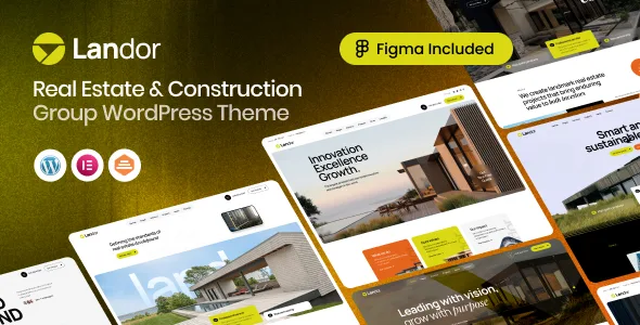 Landor - Real Estate & Construction Group WordPress Theme WordPress theme