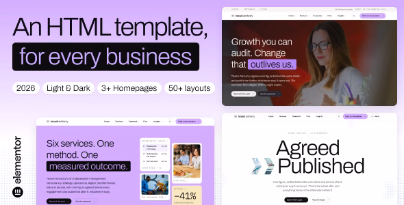 Ledger - Consulting & Professional Services WordPress Theme WordPress theme