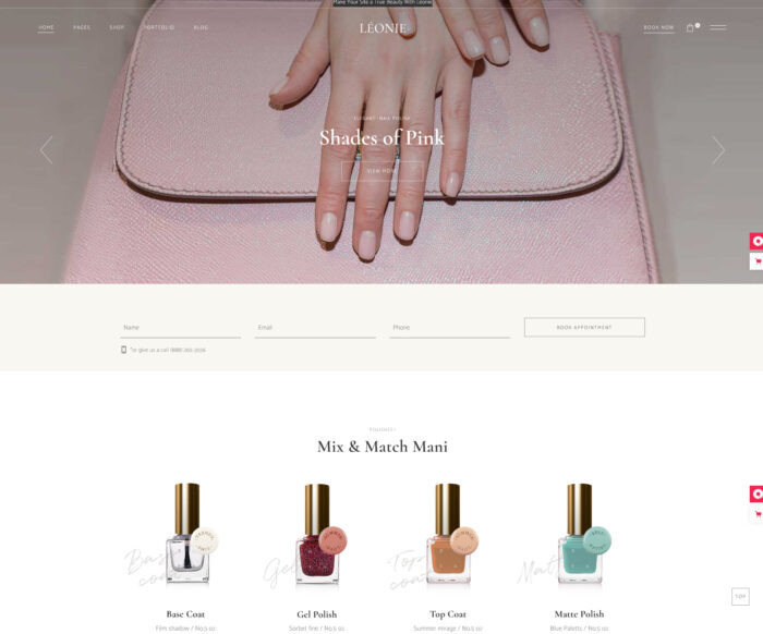 léonie nail and beauty salon