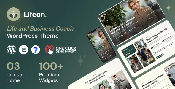 Lifeon - Life and Business Coach WordPress Theme - WordPress Theme Preview