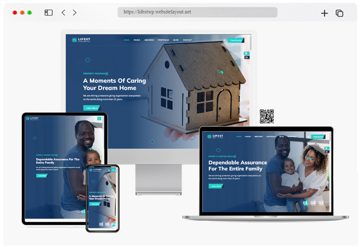 lifest insurance agency wordpress theme