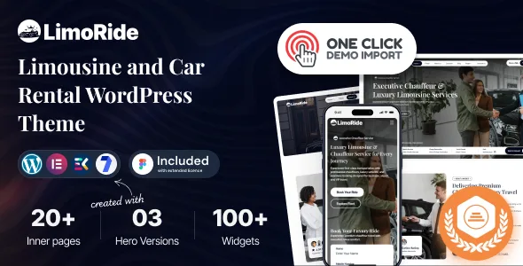LimoRide - Limousine and Car Rental WordPress Theme WordPress theme