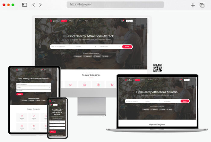 Listeo WordPress theme offering directory and listings