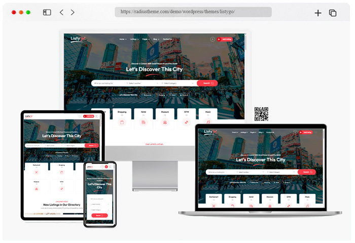 Listygo WordPress theme offering directory and listing solutions