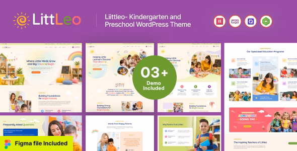 Littleo - Kindergarten & Preschool WordPress Theme WordPress theme