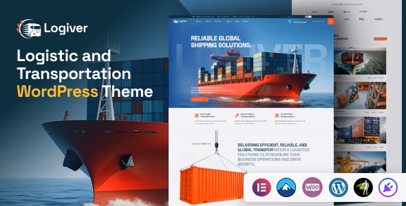 Logiver - Logistics & Transportation WordPress Theme WordPress theme