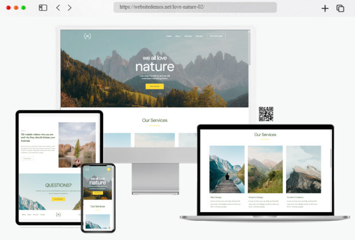 love nature Travel WordPress themes