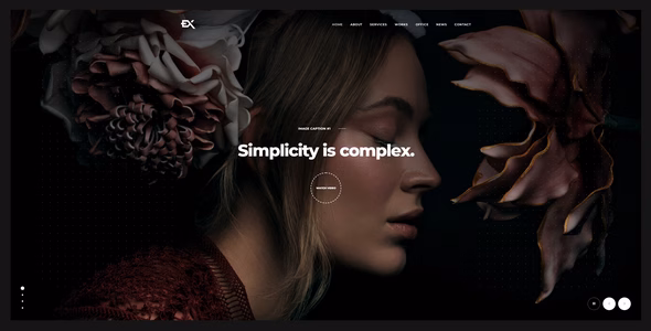 Luckex - Creative Portfolio HTML Template WordPress theme