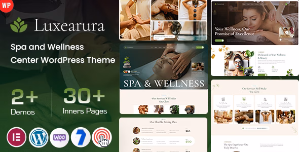 Luxearura - Spa and Wellness Center WordPress Theme WordPress theme