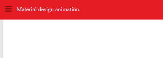 material design animation