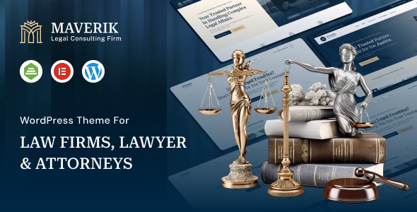 Maverik – Law Firms, Lawyer & Attorneys WordPress Theme WordPress theme