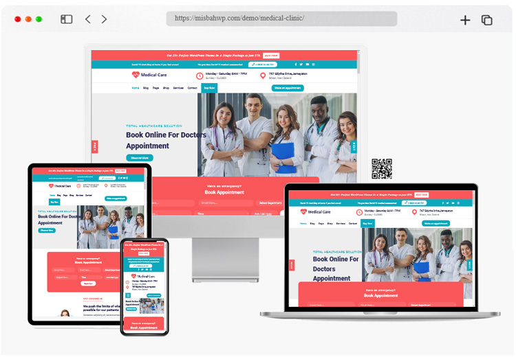 Free clinic website theme