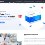 medicine pharmacy magento themes