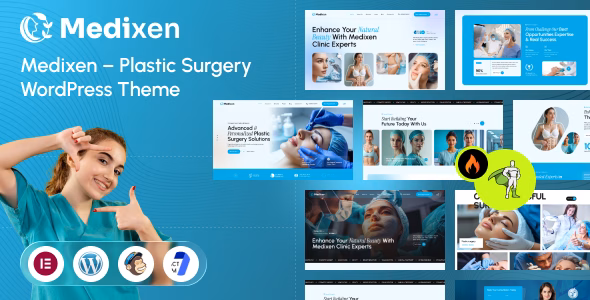 Medixen – AI Analysis Plastic Surgery & Clinic WordPress Theme WordPress theme